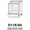 D11K 60 (60 cm) skříňka pro vestavnou troubu, kuchyně Velden