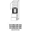 Skříňka pro vestavbu se šuplíky - D14RU/2 - 356 L (60 cm) - kuchyně Carrini