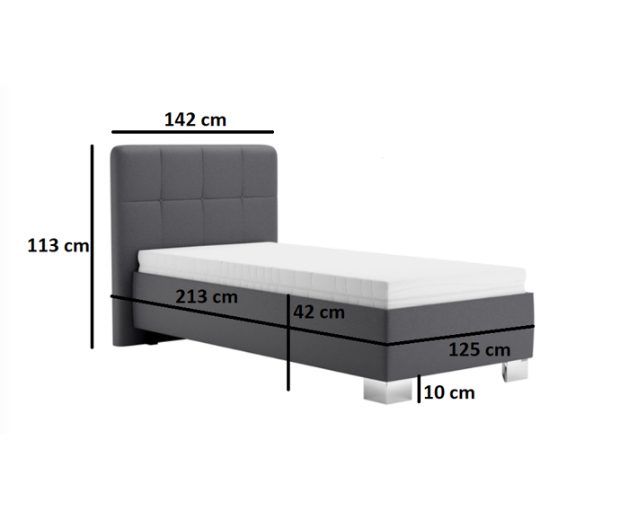 Postel Kelly 120x200 rozměry