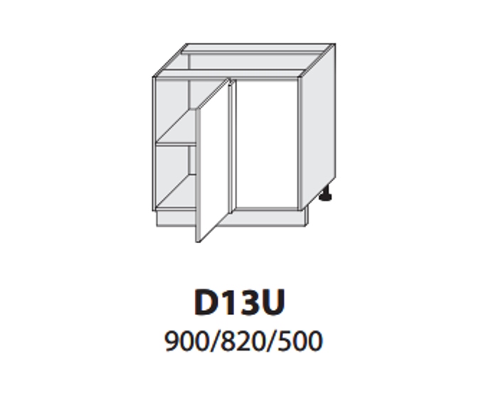 Fotogalerie Skříňka rohová - D13U (105 cm) - kuchyně Carrini