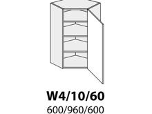 Fotogalerie Horní skříňka rohová vysoká - W4 10 - 60 P (60 cm) - kuchyně  Avellino